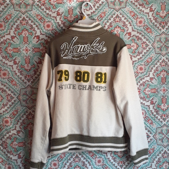 Distressed Hawks Jacket, Size M - Picture 8 of 8